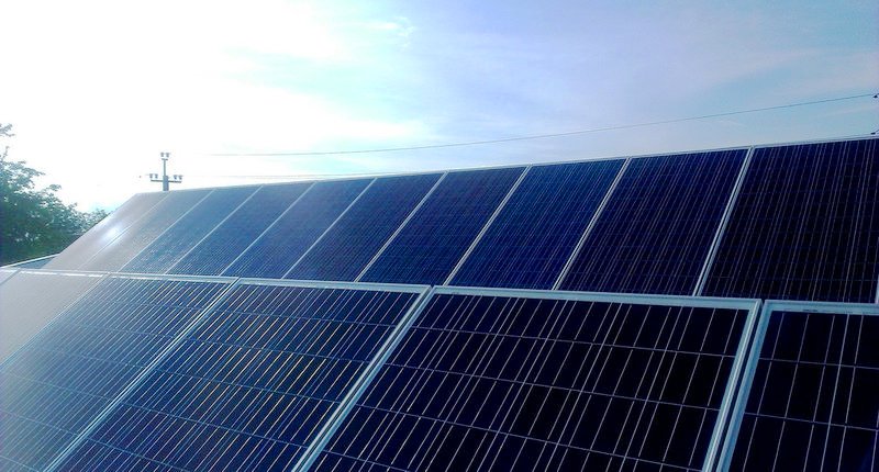 Автономная солнечная электростанция мощностью 10 кВт в г. Каменка-Днепровская