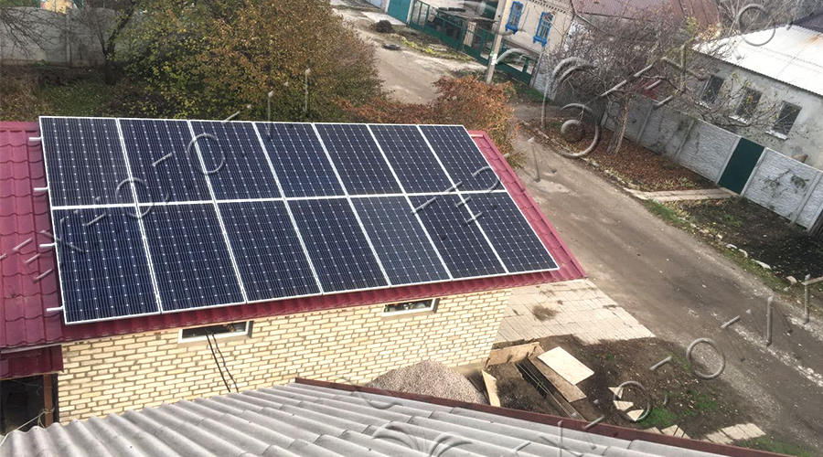 Солнечная станция под зеленый тариф 20 кВт г. Запорожье Ноябрь 2020 г. 