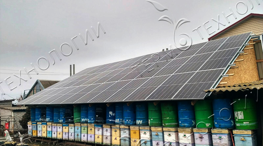 Солнечная станция под зеленый тариф 20 кВт 1-й этап пгт. Кушугум Декабрь 2020 г.