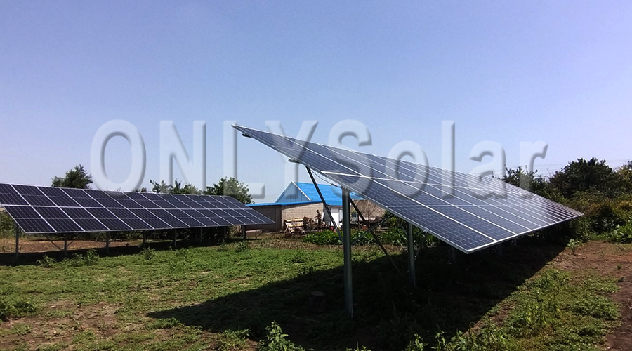Солнечная станция под зеленый тариф на 30 кВт с. Успеновка, Июль 2021р.