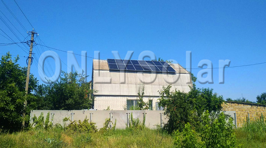 Солнечная станция под зеленый тариф на 15 кВт 1-й этап с. Якимовка, Июль 2021р.