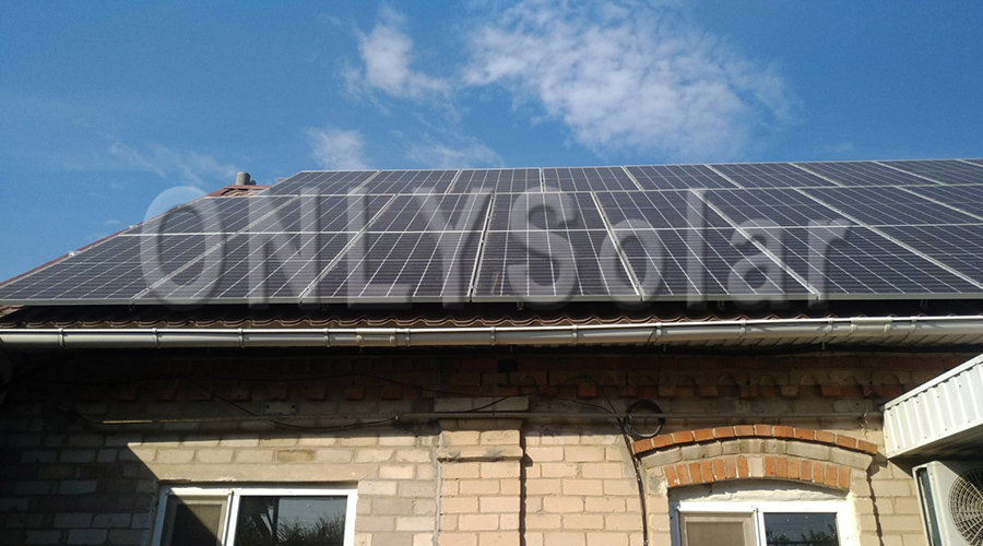 Солнечная станция под зеленый тариф на 30 кВт г. Мелитополь, Август 2021р.