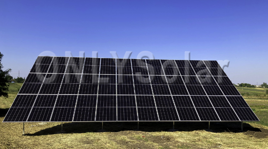 Солнечная станция под зеленый тариф на 30 кВт пгт. Бильмак, Сентябрь 2021р.
