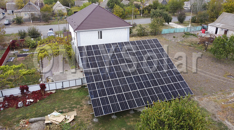Солнечная станция под зеленый тариф 30 кВт с. Орлянское, Декабрь 2021р.