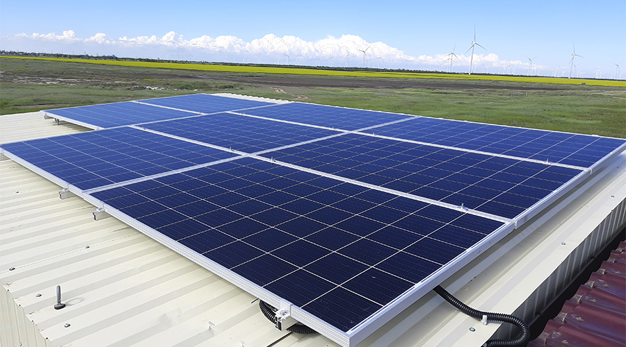 Автономная солнечная станция для базы отдыха 5 кВт с. Приморский Посад, Май 2020г. 