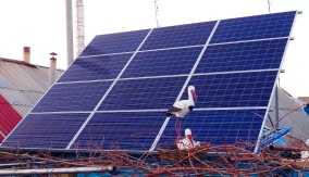 Сетевая солнечная электростанция  под ''зелёный'' тариф мощностью 3 кВт в с.  Малоекатериновка