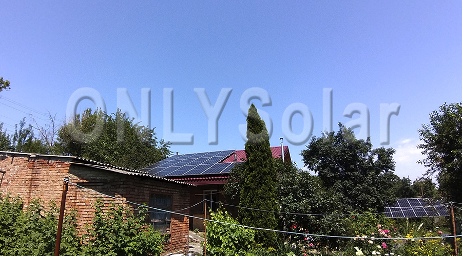 Солнечная станция под зеленый тариф на 30 кВт г.Славянск, Июль 2021р.