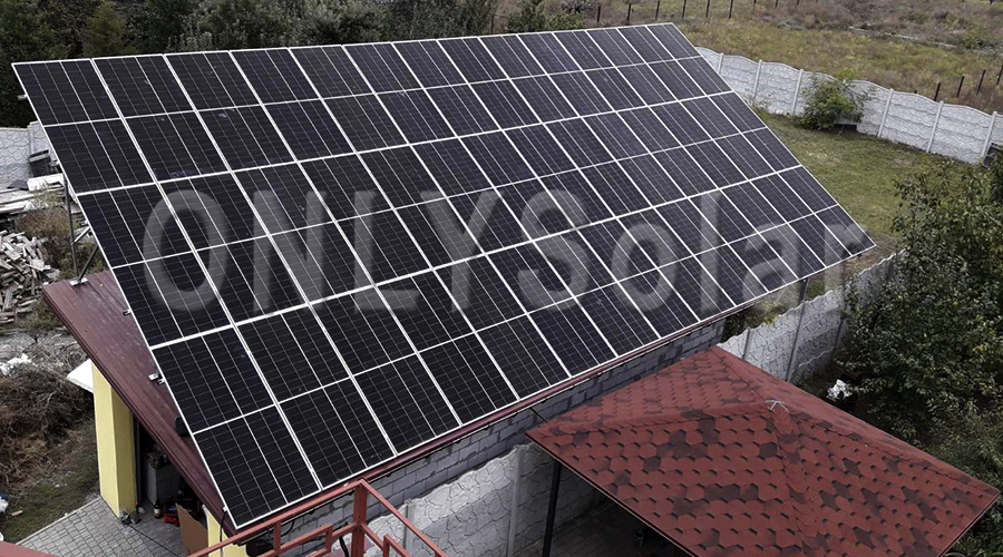 Солнечная станция под зеленый тариф на 30 кВт г. Днепр, Август 2021р.