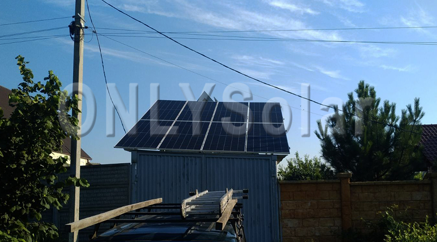 Солнечная станция под зеленый тариф на 8 кВт г. Запорожье, Сентябрь 2021р.