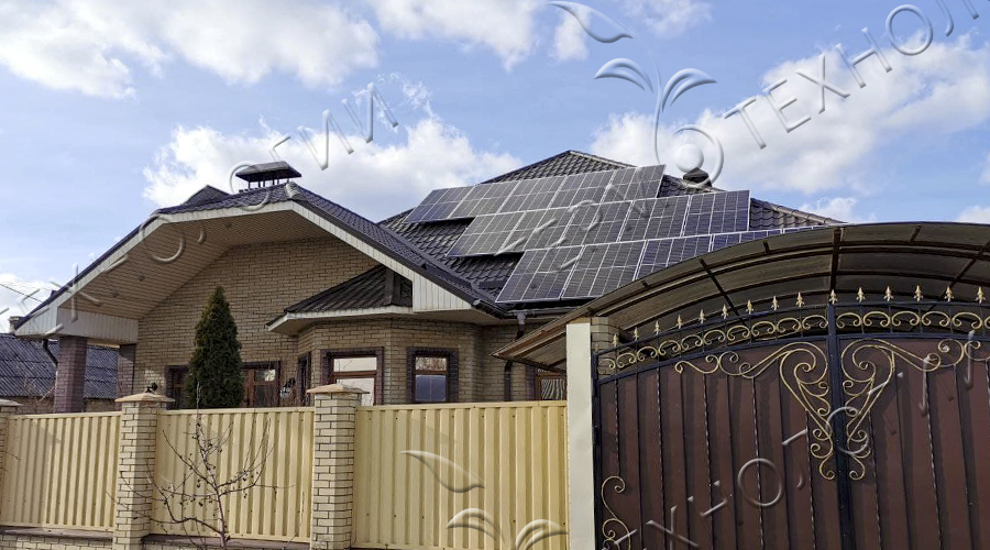 Солнечная станция под зеленый тариф 30 кВт г. Лиман, Март 2021г.