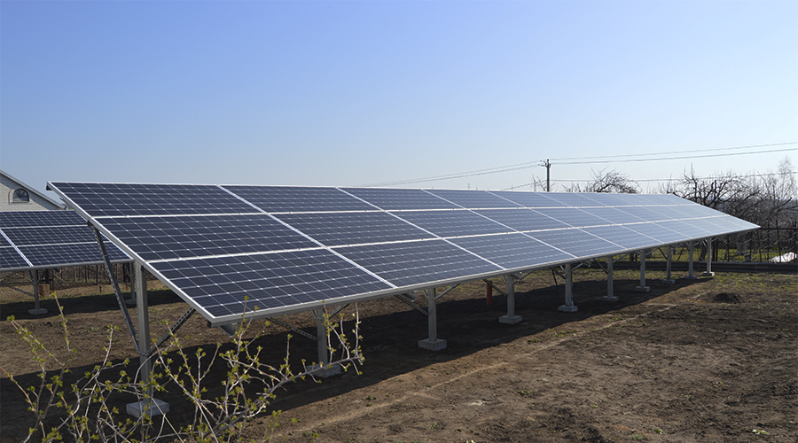 Солнечная электростанция для зеленого тарифа 27 кВт, Запорожье, п.Солнечный