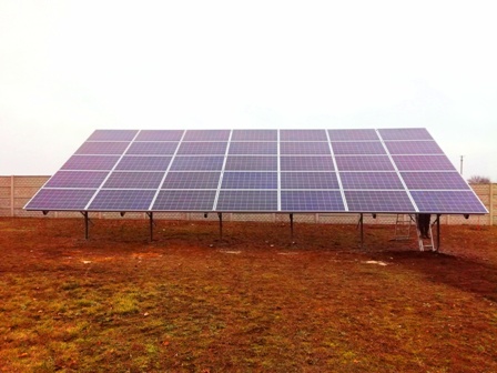 Сетевая солнечная электростанция под ''зелёный'' тариф мощностью 10кВт в с.Михайло-Лукашево