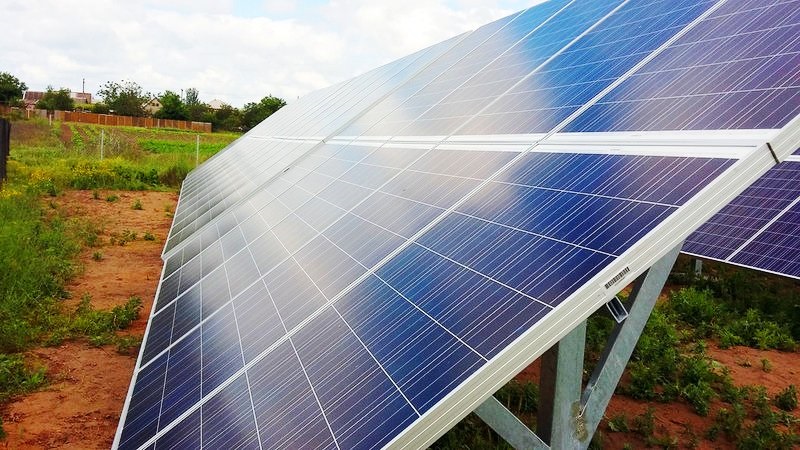 Сетевая солнечная электростанция под ''зелёный'' тариф мощностью 30 кВт в с. Разумовка