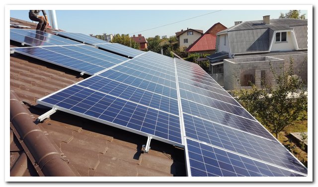 Сетевая солнечная электростанция мощностью 10 кВт в г.Черкассы