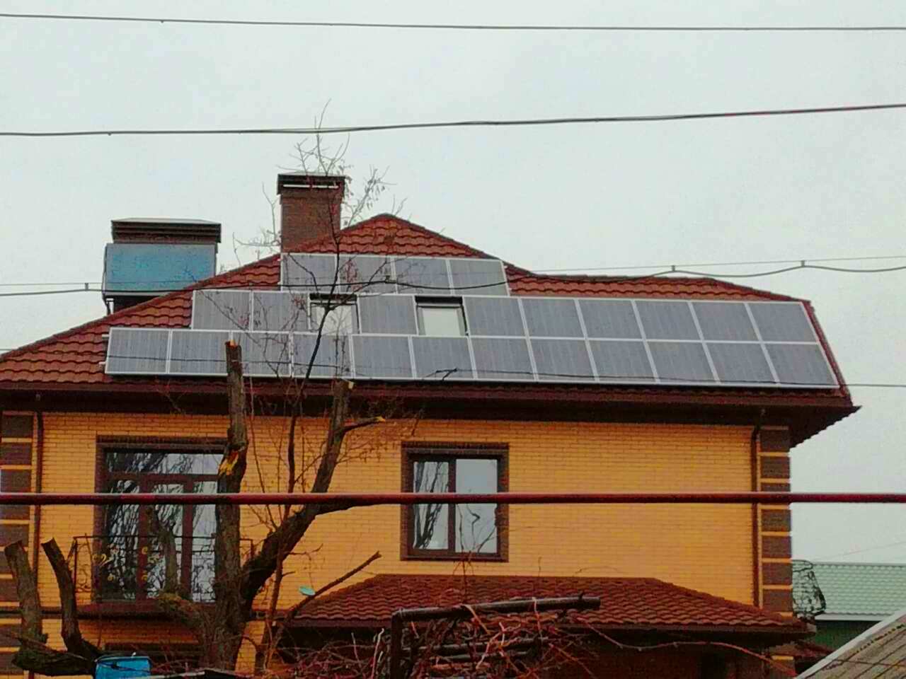 Сетевая солнечная электростанция под ''зелёный'' тариф мощностью 10 кВт в  г. Бердянск 