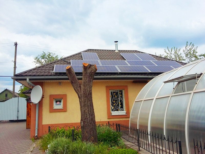 Сетевая солнечная электростанция под ''зелёный'' тариф мощностью 3,2 кВт в  г.Запорожье
