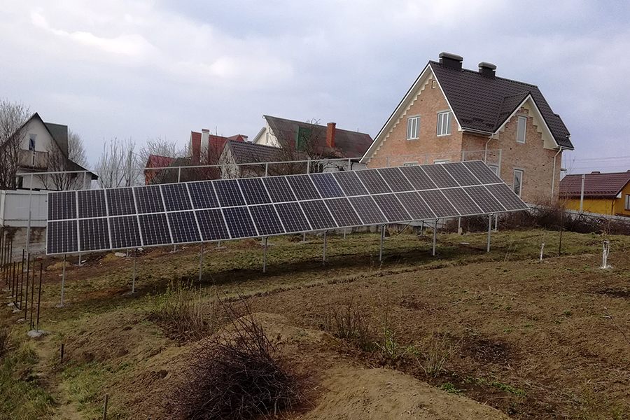 Сетевая солнечная электростанция мощностью 30 кВт, Хмельницкий