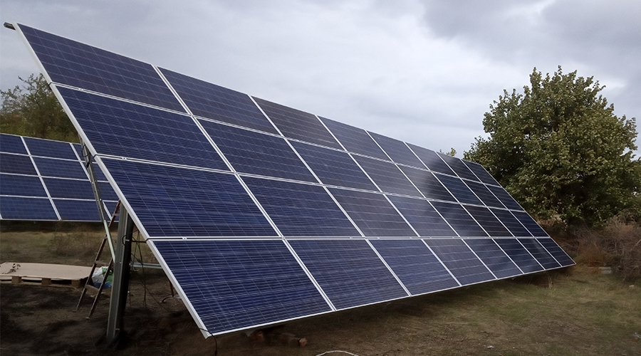 Солнечная электростанция 30 кВт под зеленый тариф, г.Горностаевка, Сентябрь 2019 г