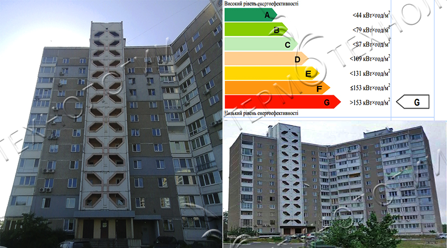 Энергетический сертификат многоэтажного дома для ОСМД по ул. Сосновая г. Украинка 2021г.