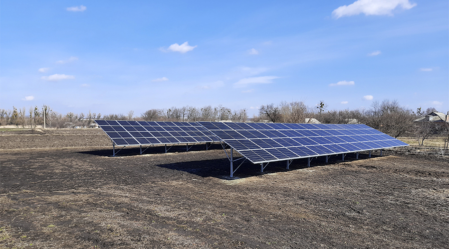 Солнечная станция под «зелёный» тариф 25 кВт в с.Вязивок, Февраль 2020 г